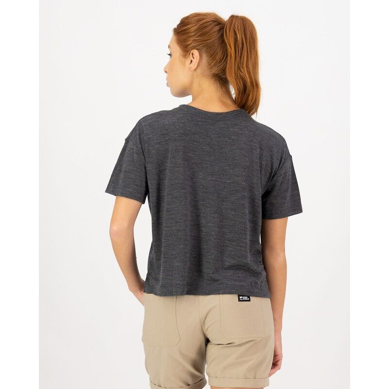 Mons Royale Zephyr Merino Tencel Boxy T-Shirt - Merinoshirt - Damen | Hardloop