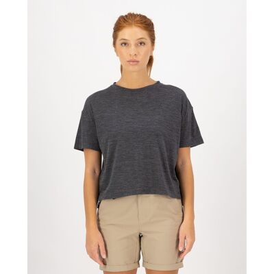 Zephyr Merino Tencel Boxy T-Shirt - Camiseta de lã merino mulher