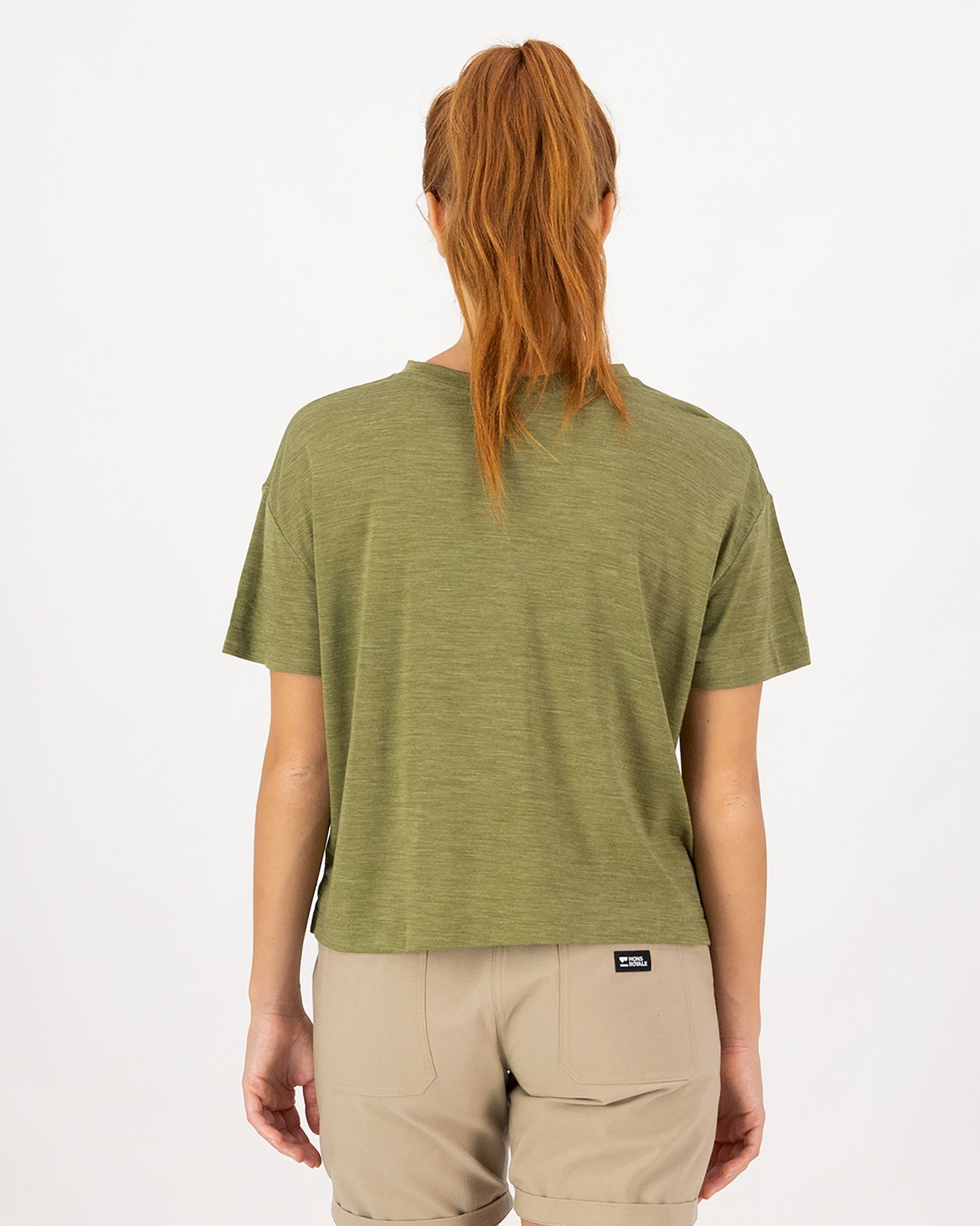 Mons Royale Zephyr Merino Tencel Boxy T-Shirt - Merinoshirt - Damen | Hardloop