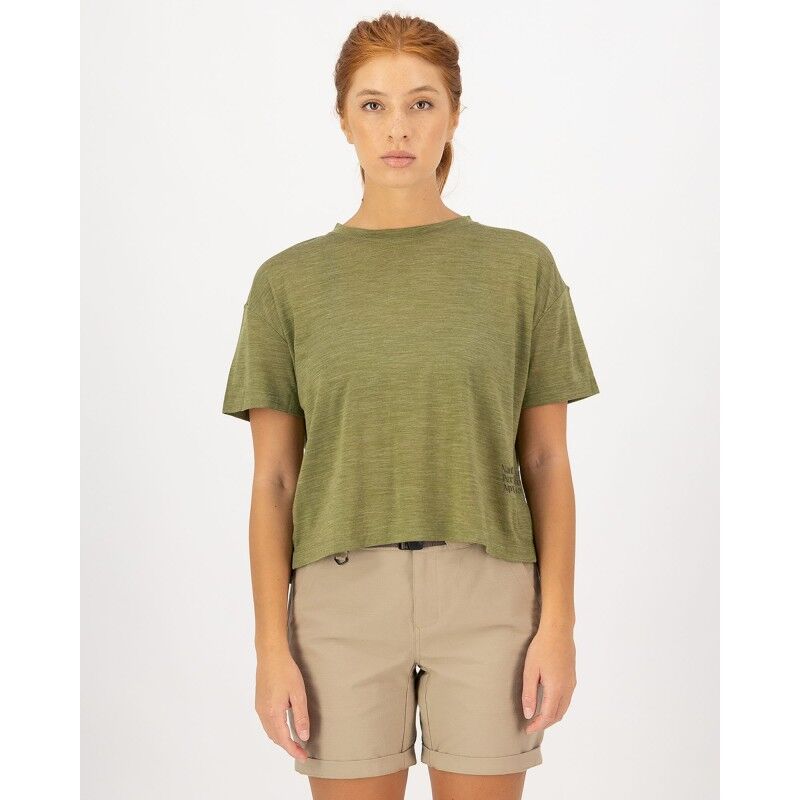 Mons Royale Zephyr Merino Tencel Boxy T-Shirt - Merinoshirt - Damen | Hardloop