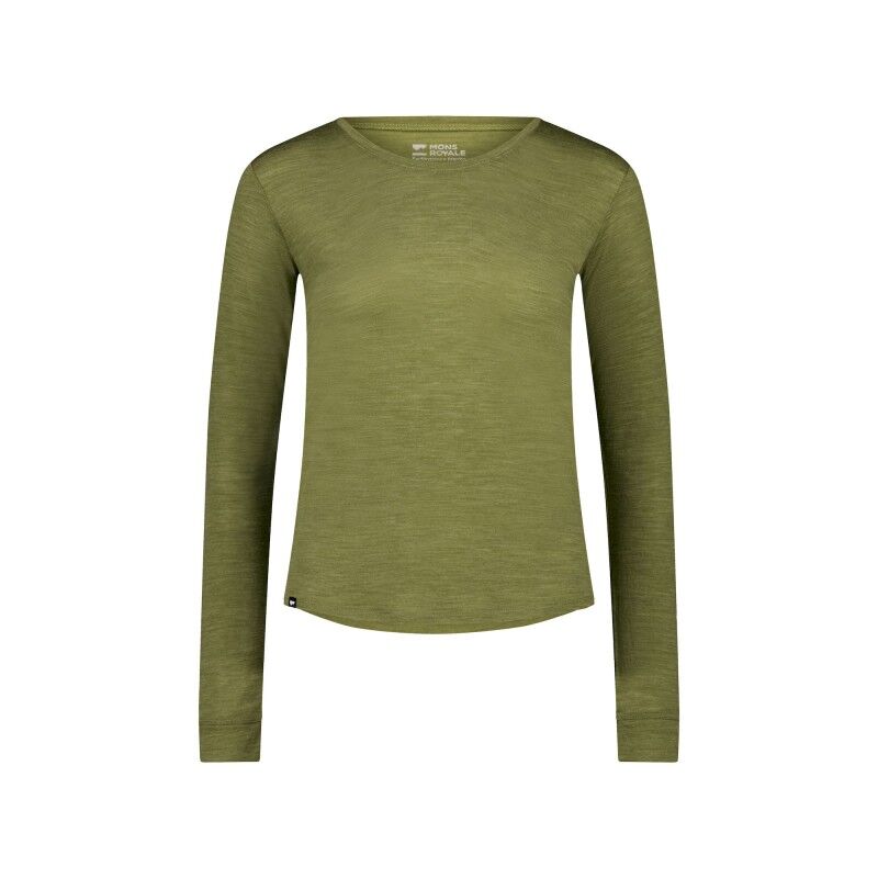 Mons Royale Zephyr Merino Tencel Long Sleeve - Merinotröja - Dam | Hardloop