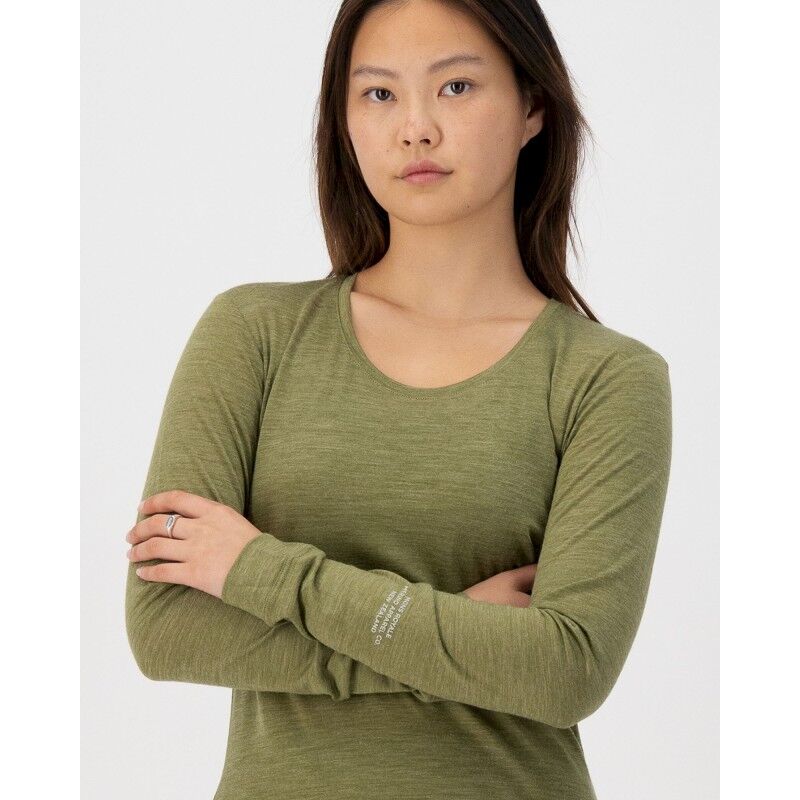 Mons Royale Zephyr Merino Tencel Long Sleeve - Merinotröja - Dam | Hardloop