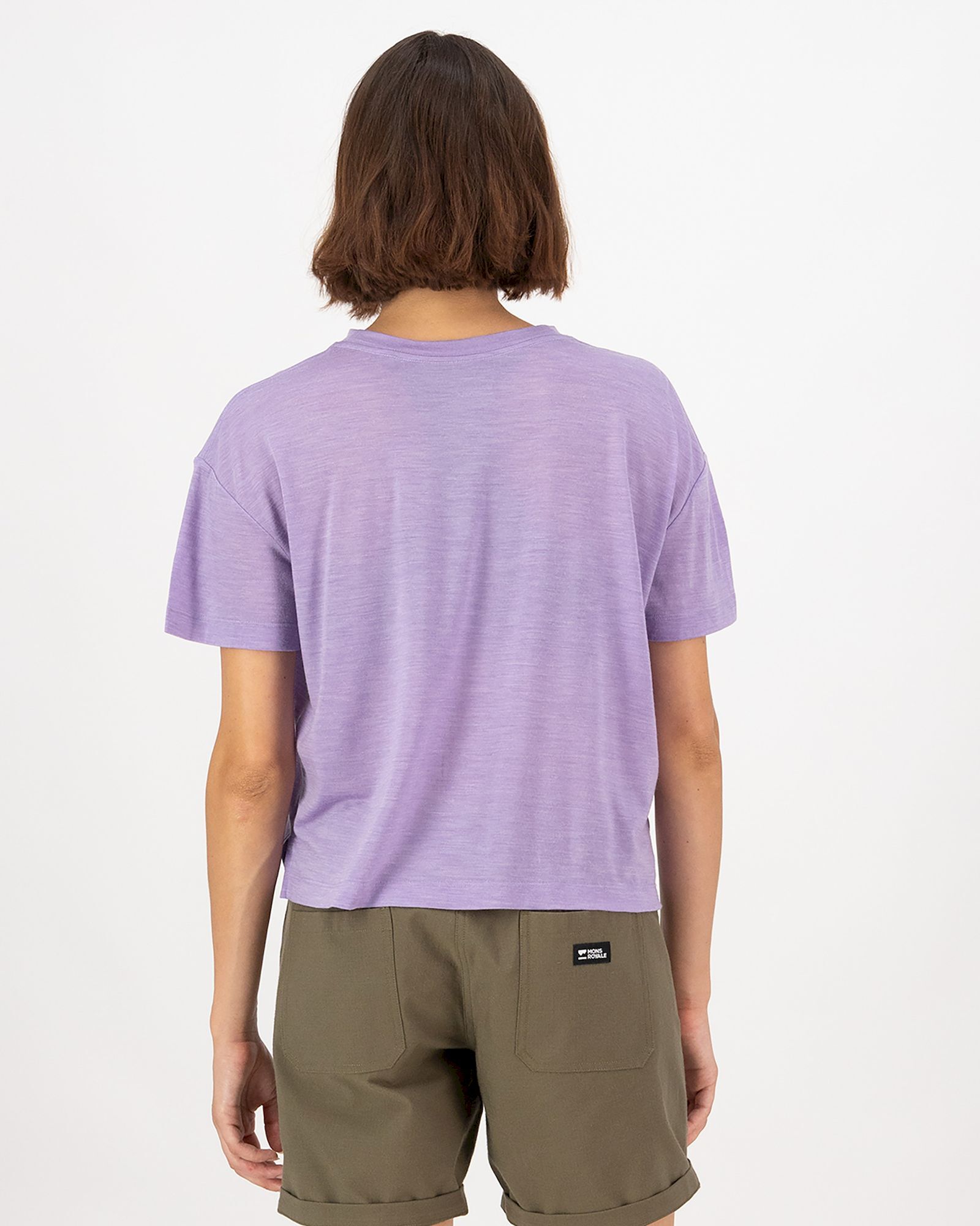 Mons Royale Zephyr Merino Tencel Boxy T-Shirt - Merinoshirt - Damen | Hardloop