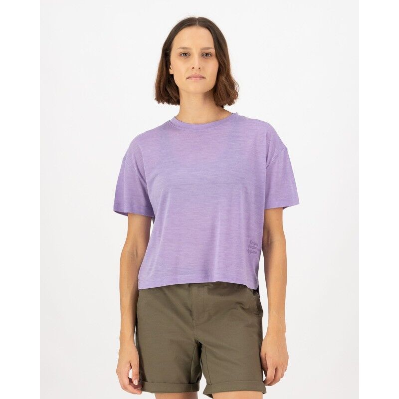 Mons Royale Zephyr Merino Tencel Boxy T-Shirt - Merinoshirt - Damen | Hardloop