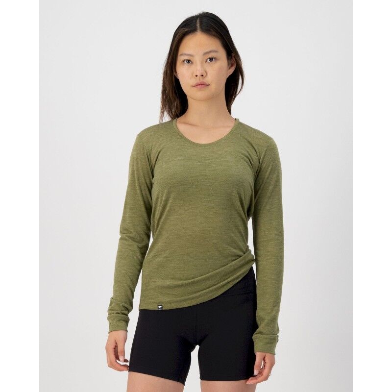 Mons Royale Zephyr Merino Tencel Long Sleeve - Merinoshirt - Dames | Hardloop
