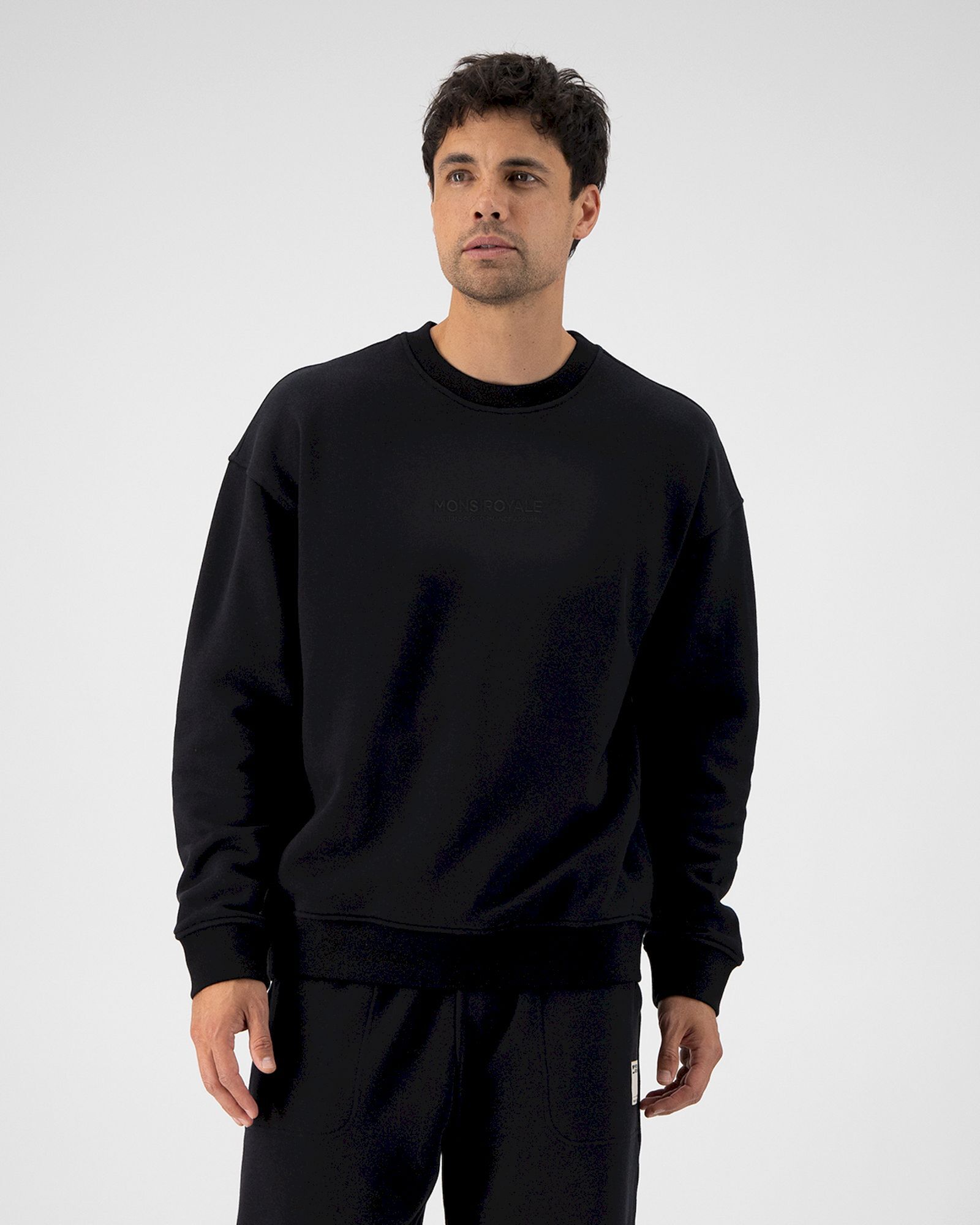 Mons Royale Verdant Merino Organic Cotton Crew - Bluza z wełny Merino® | Hardloop