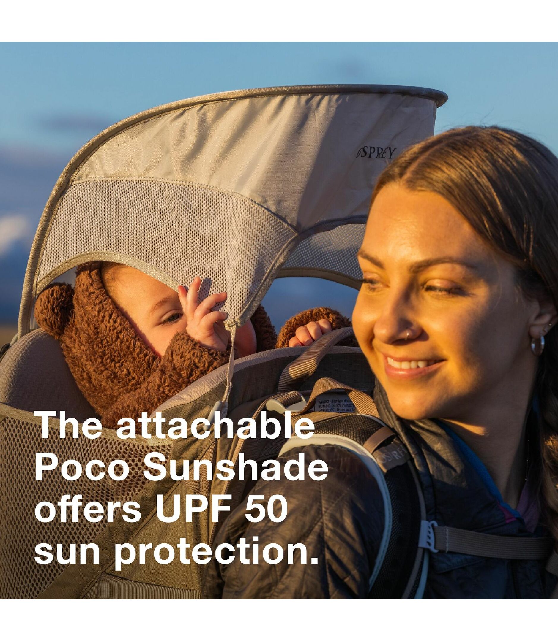 Osprey Lt Poco Child Carrier Sun Shade - Mochila portabebés | Hardloop