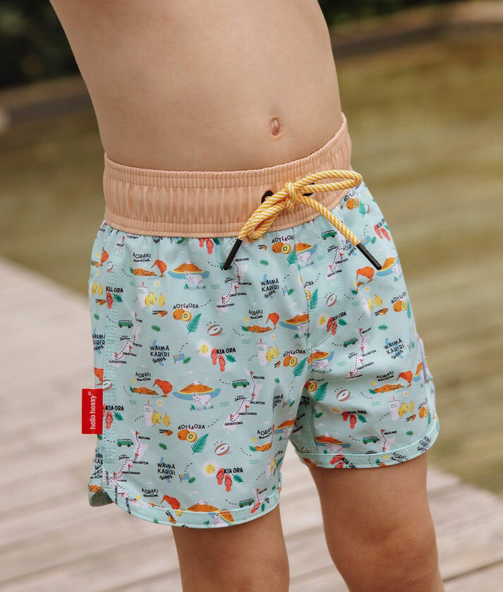 Hello Hossy New Zealand Swim - Swimsuit - Kid's | Hardloop