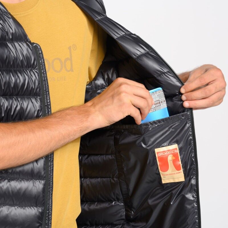 Pajak Shadow V-Neck Vest - Untuvaliivi - Miehet | Hardloop