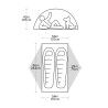 Big Agnes Copper Spur HV UL2 XL - Tenda da campeggio | Hardloop