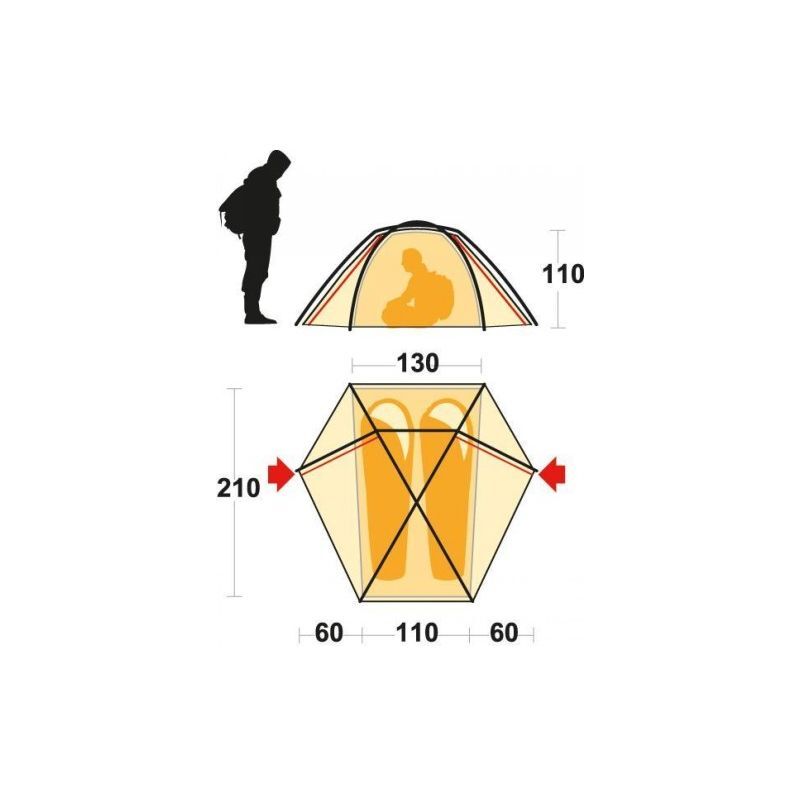 Ferrino Force 2 - Tenda campismo | Hardloop