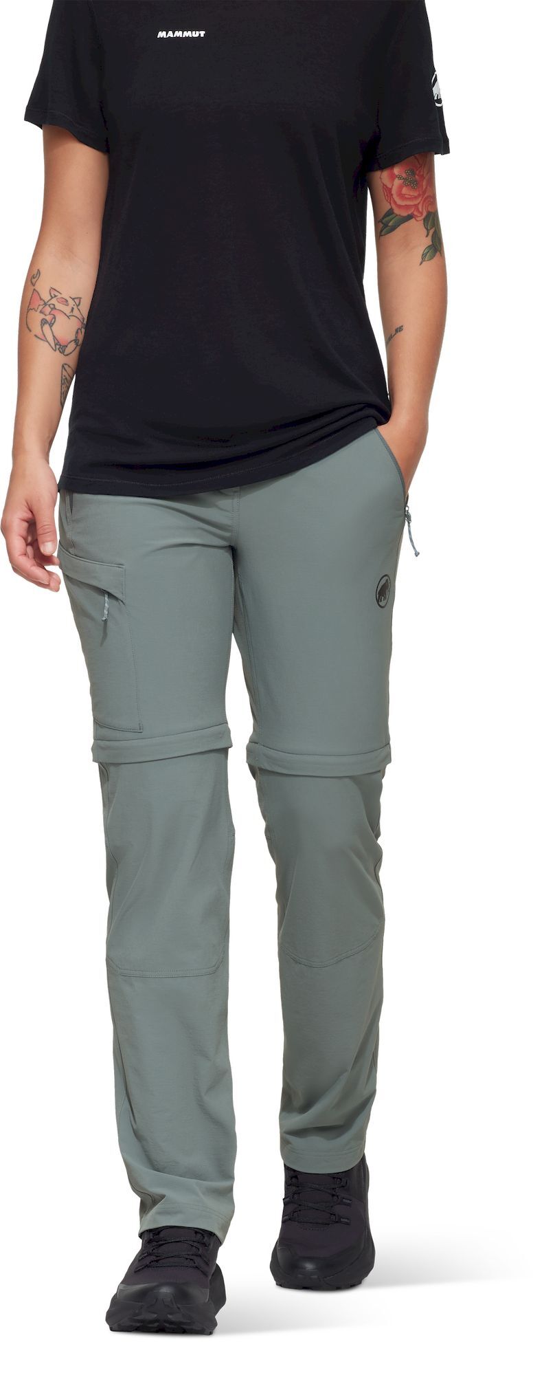 Mammut Runbold IV Zip Off Pants - Konwertowalne spodnie turystyczne damskie | Hardloop