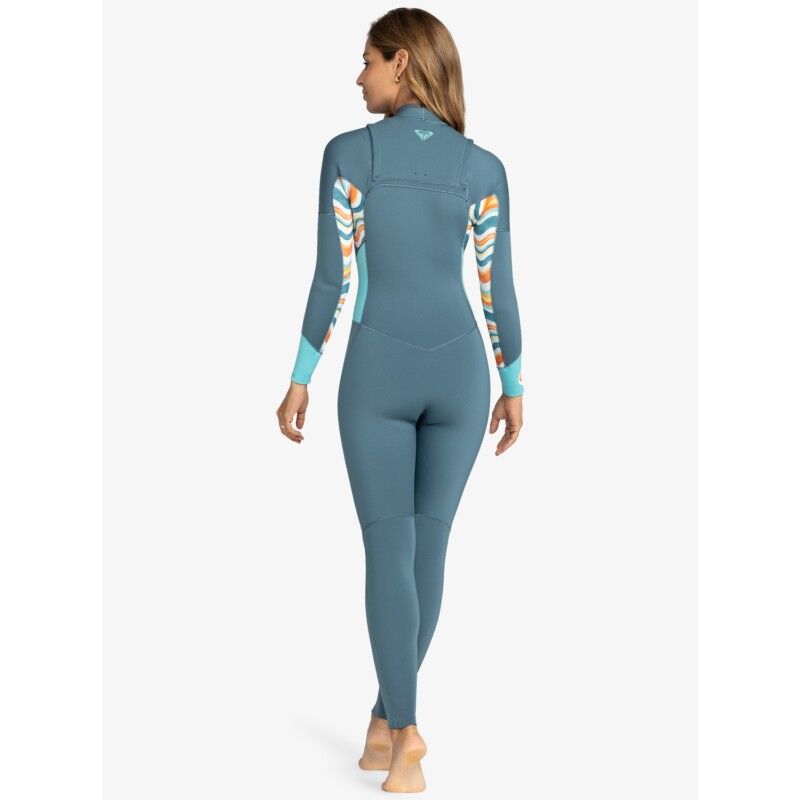 Roxy 4/3mm Swell Series Front Zip GBS - Traje de neopreno de surf - Mujer | Hardloop