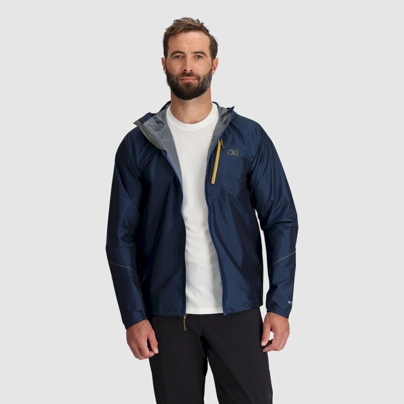 Outdoor Research Helium Rain Jacket - Hardshelljacka - Herr | Hardloop