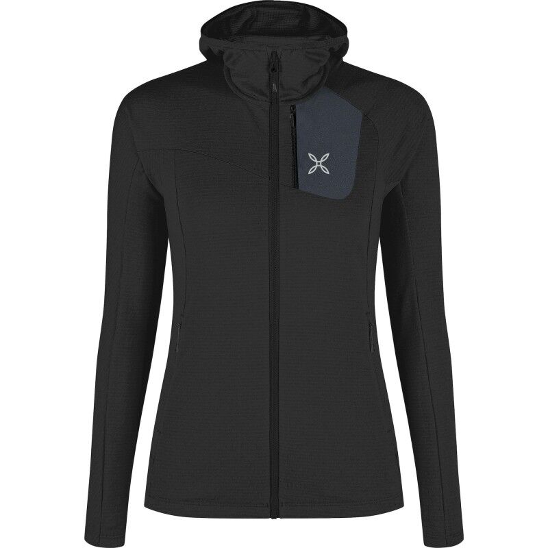 Vertigo Power Grid Hooded Maglia - Fleecetakki - Naiset