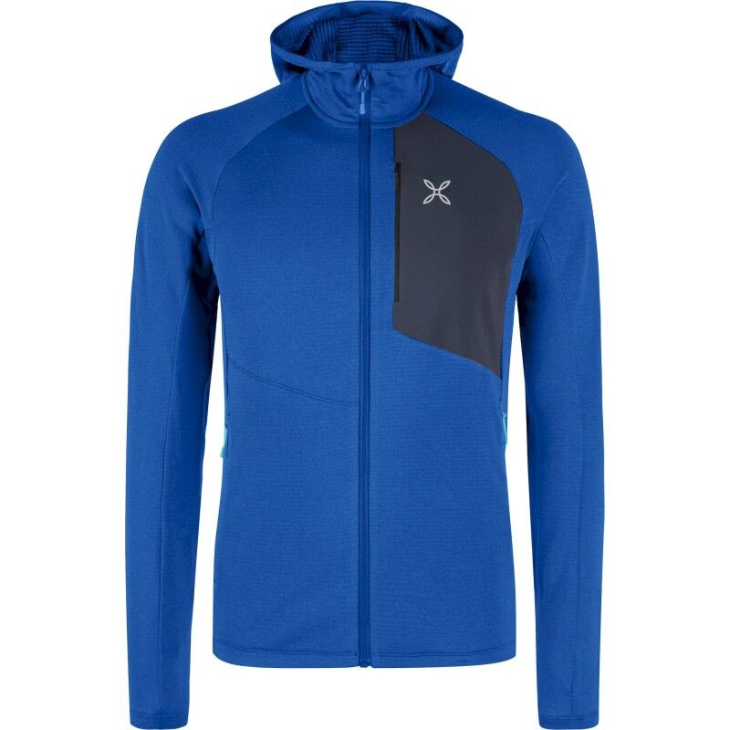 Vertigo Power Grid Hooded Maglia - Polar homem