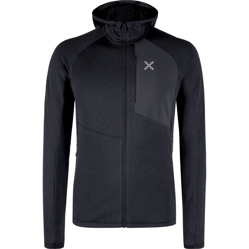 Vertigo Power Grid Hooded Maglia - Fleece jacket - Men's