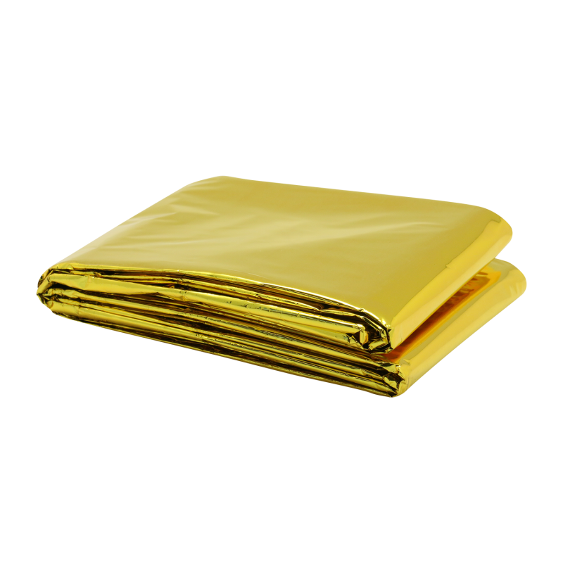RHINO RESCUE Couverture De Survie 210x160cm – 4 Pièces, Réfléchissante, Imperméable, Pour Urgence Et Camping