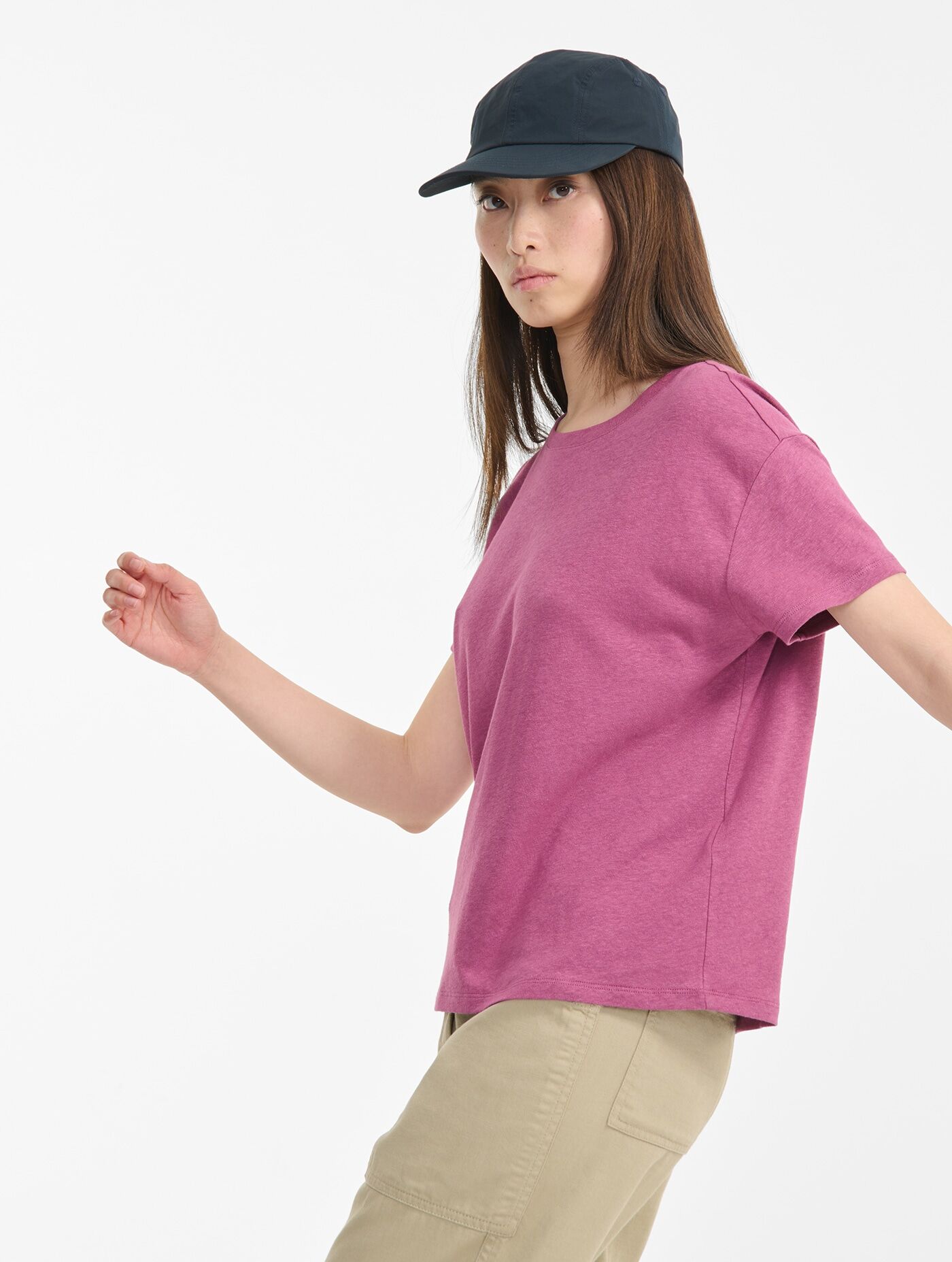 Aigle T-Shirt Lin Col Rond - T-shirt damski | Hardloop