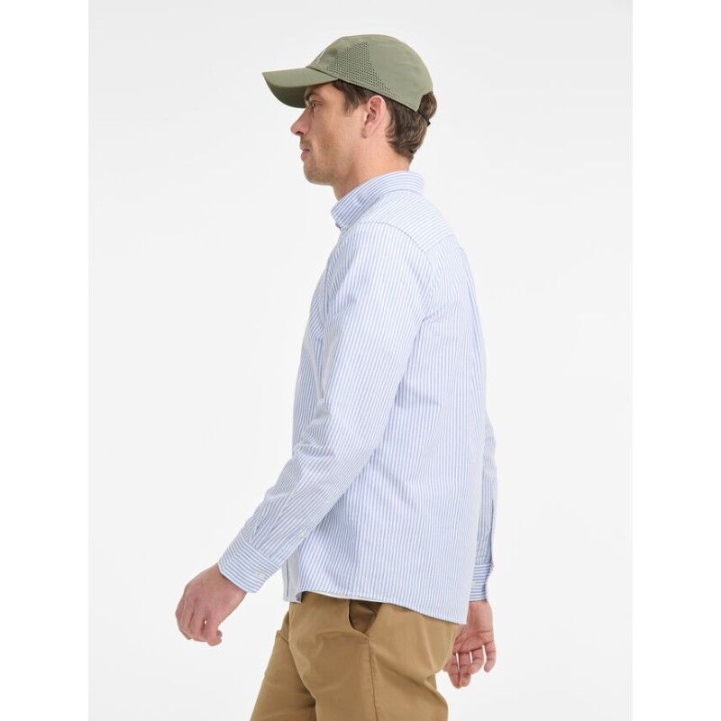 Aigle Chemise Manches Longues Oxford Rayures Dry Fast UV-C - Camicia - Uomo | Hardloop