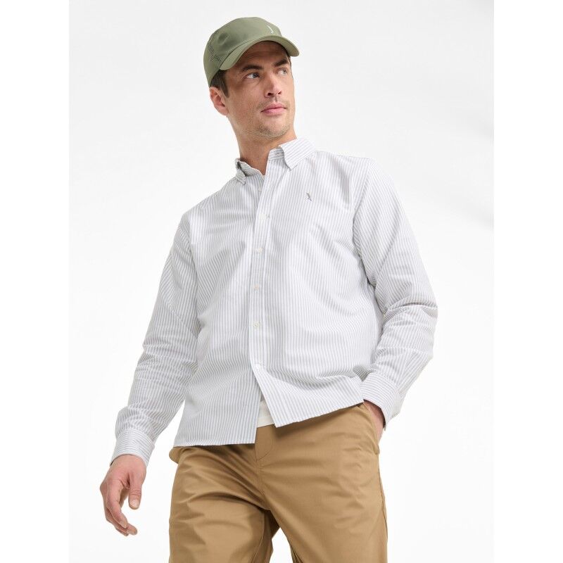 Aigle Chemise Manches Longues Oxford Rayures Dry Fast UV-C - Camicia - Uomo | Hardloop