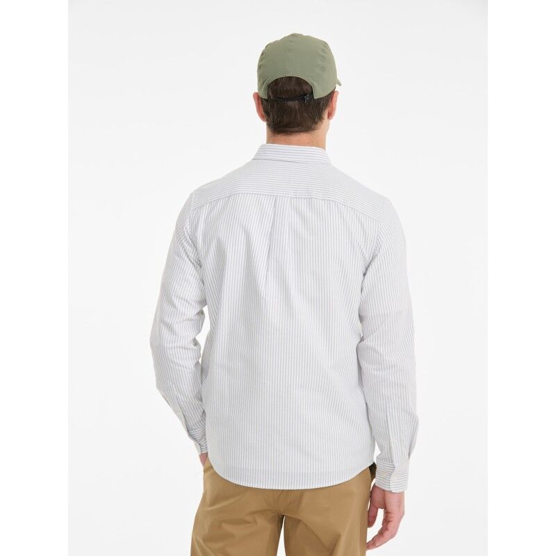 Aigle Chemise Manches Longues Oxford Rayures Dry Fast UV-C - Koszula meski | Hardloop