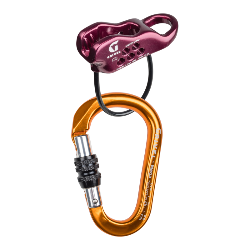 Grivel Master Mono Kit With Mega K6N - Abseilachter | Hardloop