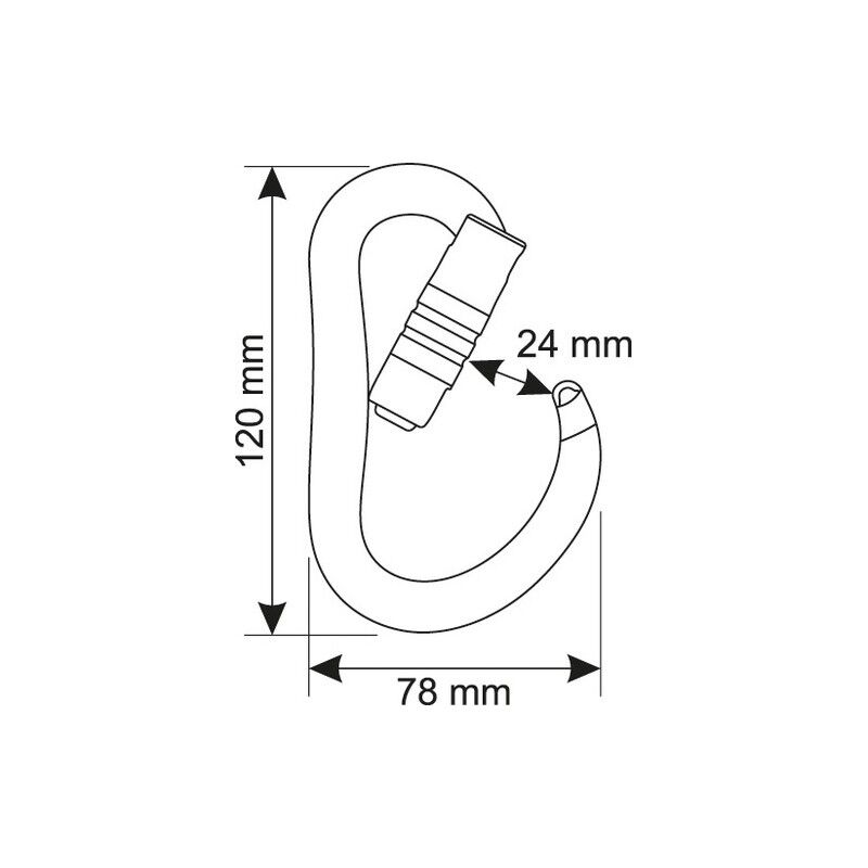 Camp Atom 3Lock - Mosquetón | Hardloop