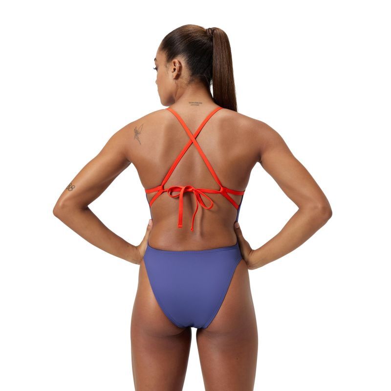 Speedo Solid Tie Back - Bañador natación para mujer | Hardloop