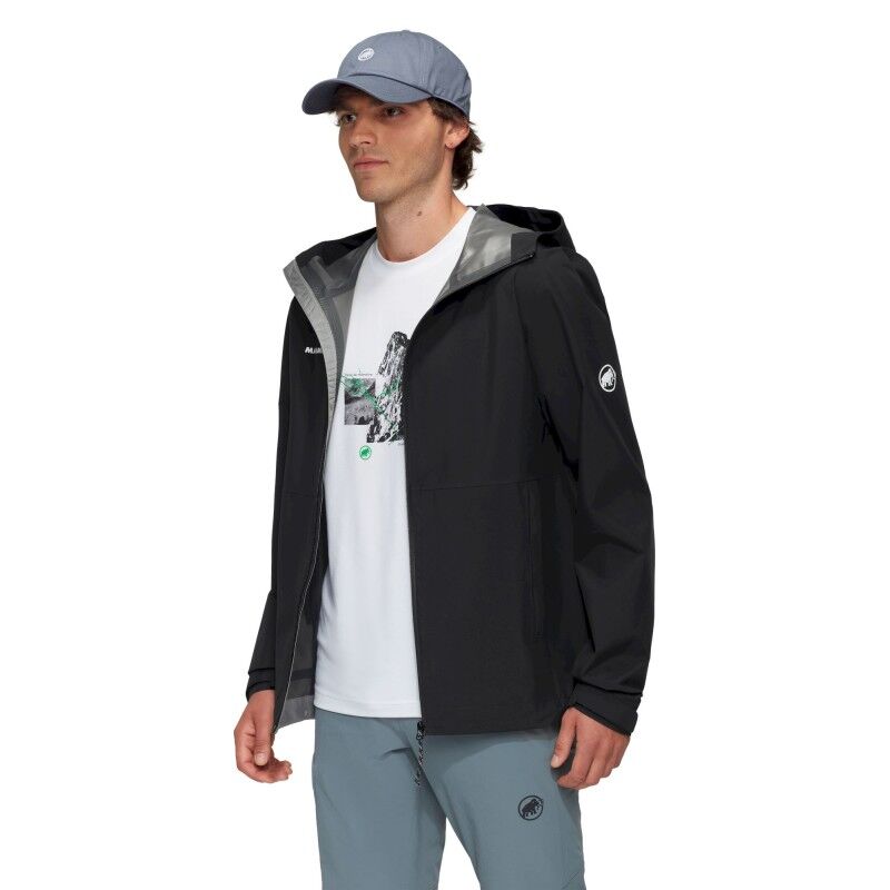 Mammut Linard Light HS Hooded Jacket - Casaco impermeável homem | Hardloop