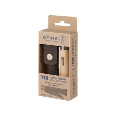 N°8 Hetre Inox +Etui - Mes