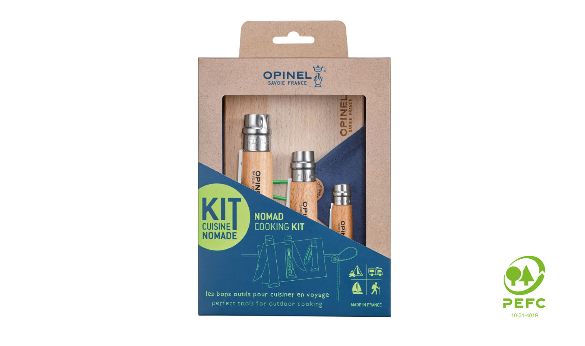 Opinel Kit Nomade N°10 / Tire-Bouchon / Decapsuleur - Coltelli | Hardloop