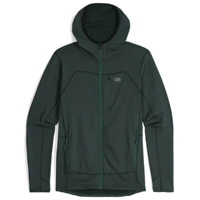 Vigor Grid Fleece Full Zip Hoodie - Fleece jacket - Men's