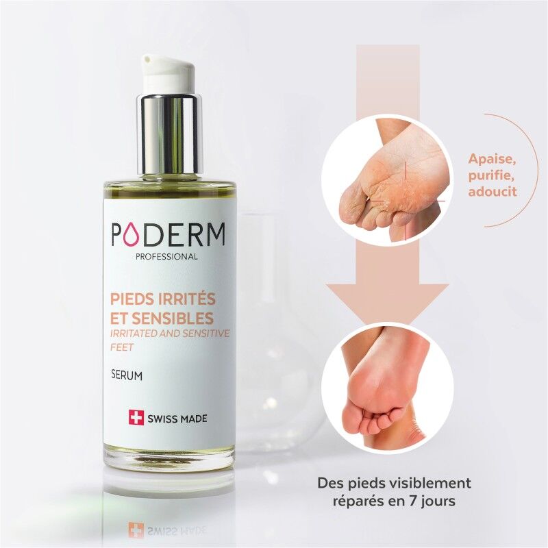 Poderm Sérum Pieds Irrités et Sensibles - Lichaamsverzorging | Hardloop