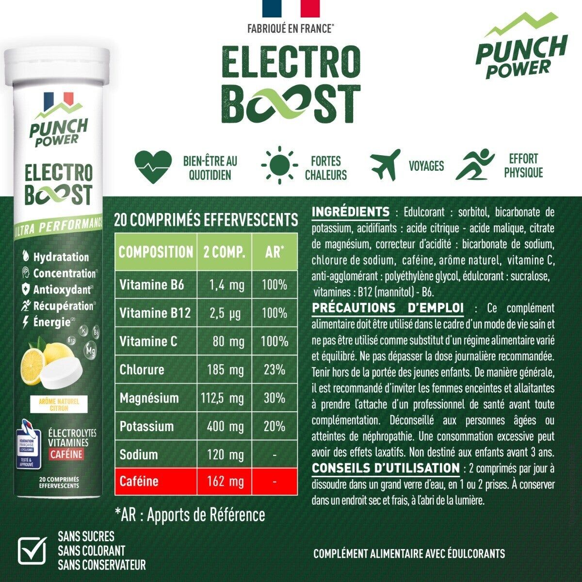 Punch Power Electroboost - Napój energetyczny | Hardloop