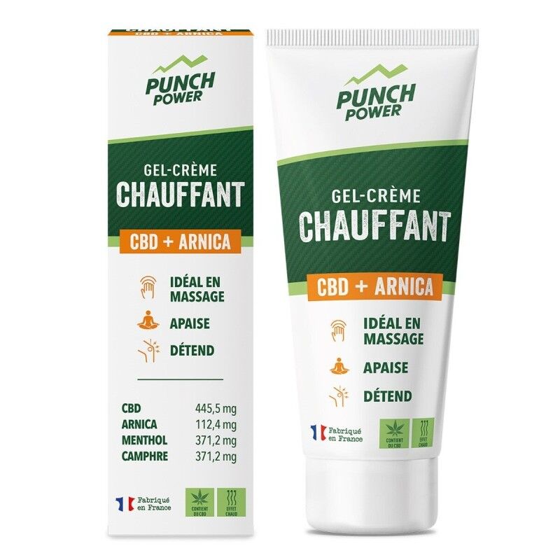 Punch Power Gel-Creme Chauffant CBD + Arnica Tube | Hardloop