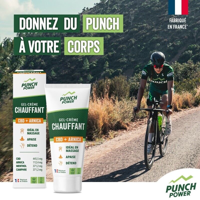 Punch Power Gel-Creme Chauffant CBD + Arnica Tube | Hardloop