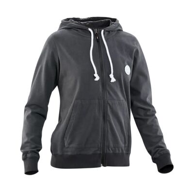 Bege Zip Hoody - Hoodie - Damer