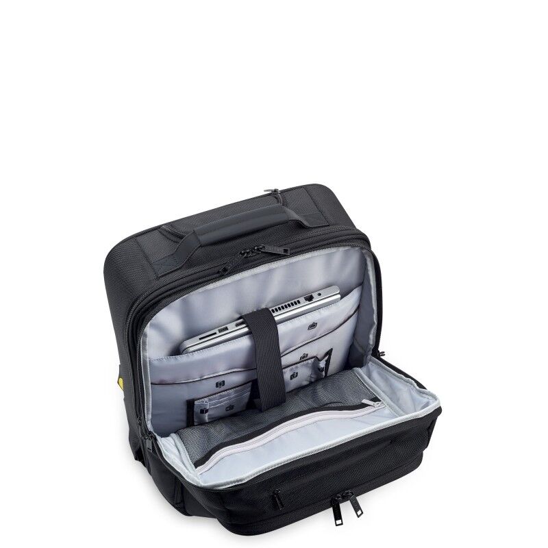 Delsey Parvis Plus Trolley Backpack - Bolsa de viaje con ruedas | Hardloop