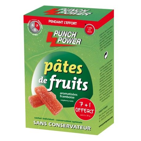 Punch Power - Pâtes de fruits framboise (8 x 30 g)