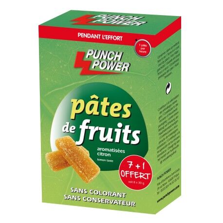 Punch Power Pâtes de fruits citron (8 x 30 g) - Czapka | Hardloop