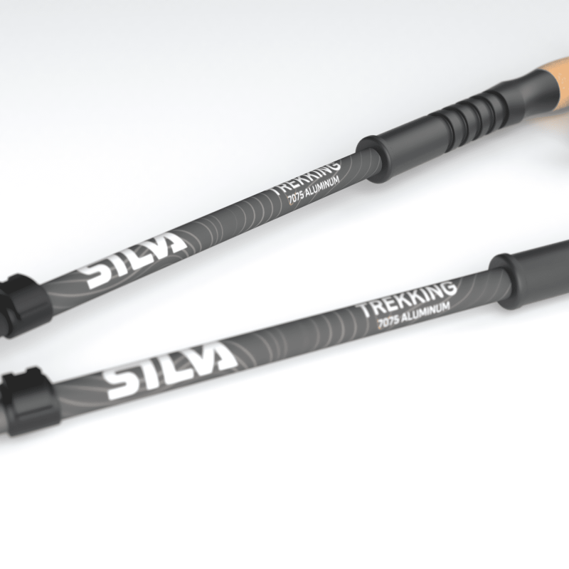 Silva Trekking Poles Aluminum Cork - Vaellussauvat | Hardloop