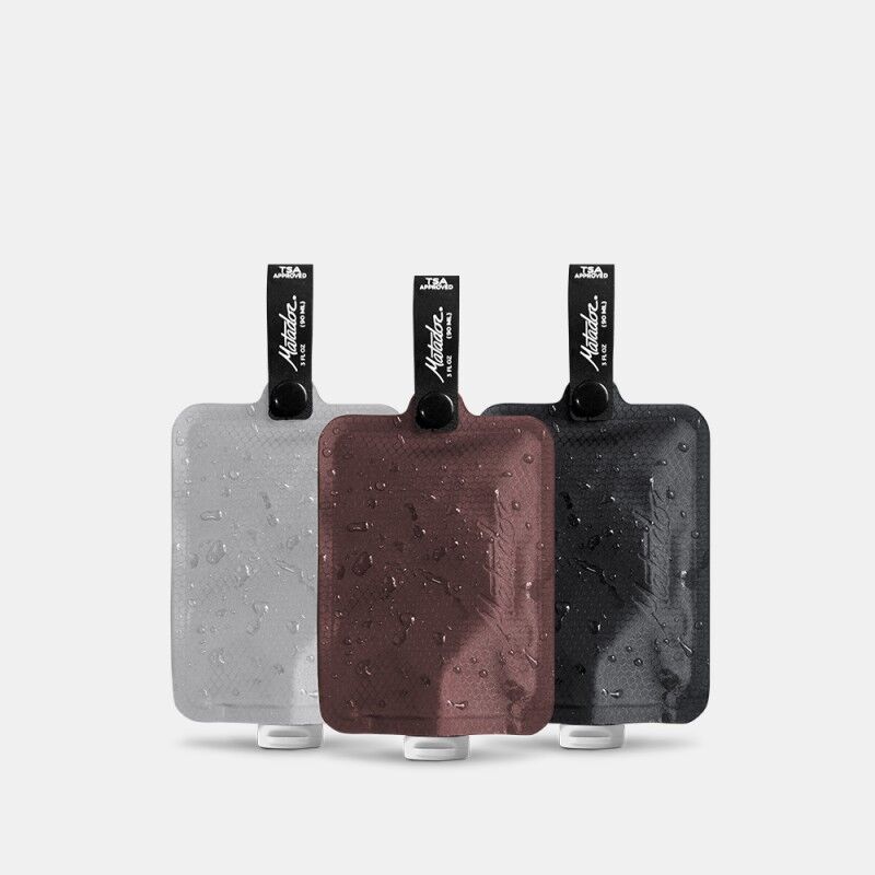 FlatPak Toiletry Bottle Pack x3