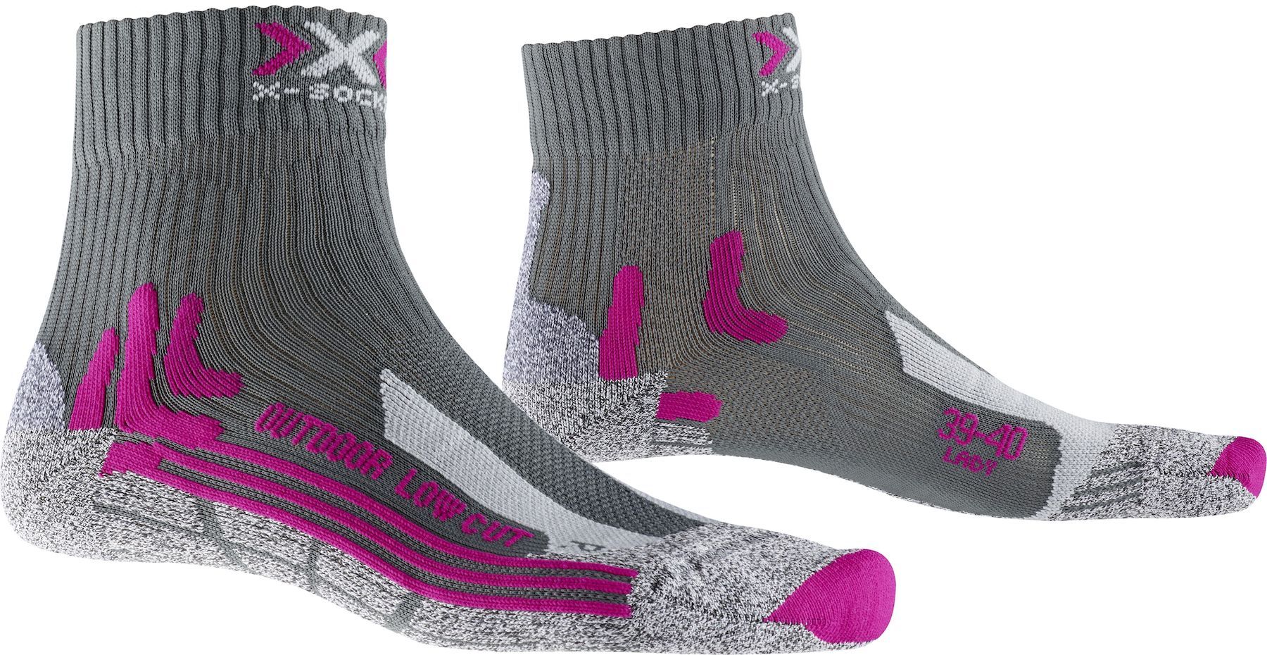 X-Socks Trek Outdoor Low Cut Lady - Chaussettes randonnée femme | Hardloop