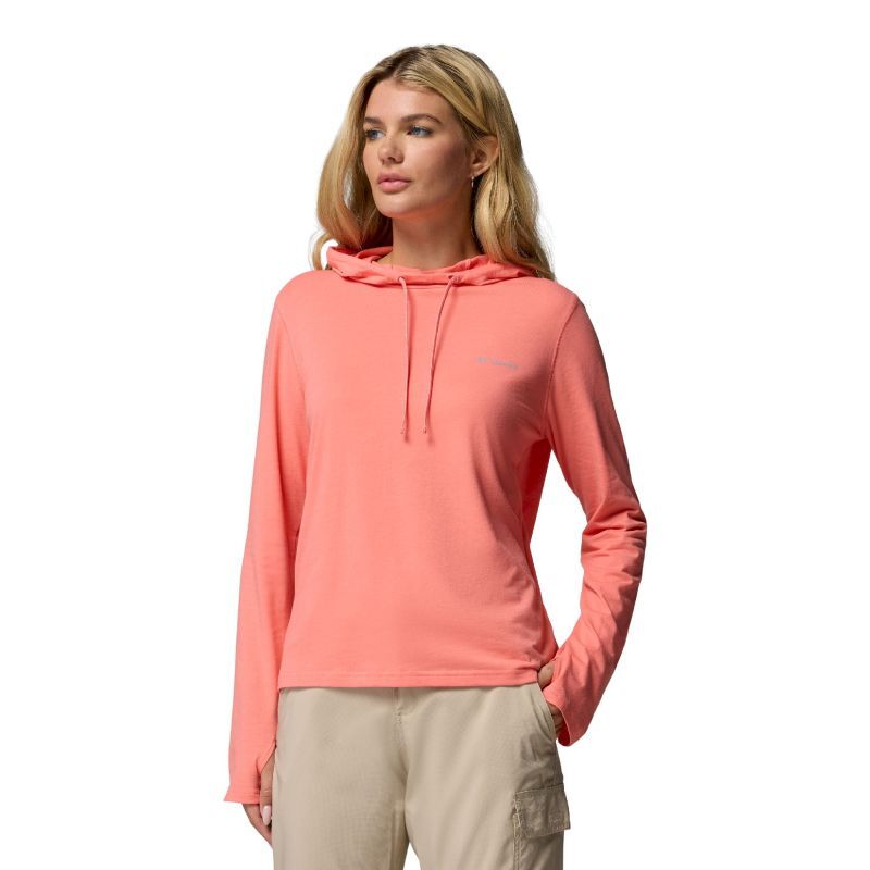 Columbia Sun Trek LS Hoodie - Bluza z kapturem damska | Hardloop