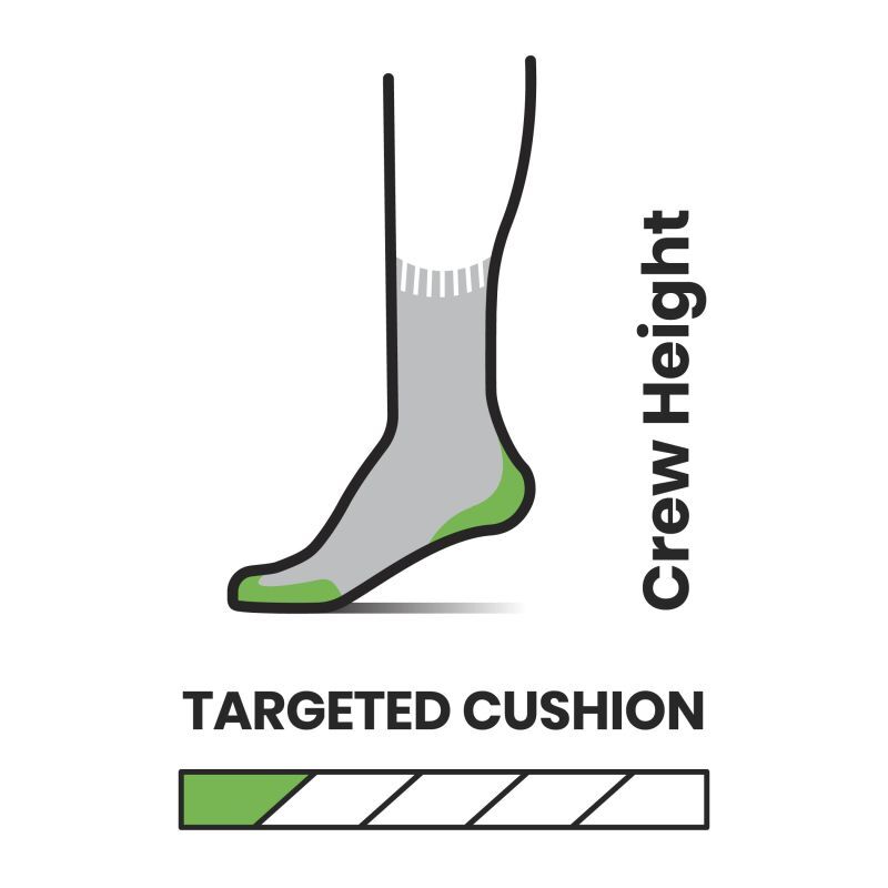 Smartwool Hike Targeted Cushion Crew - Meias de caminhada | Hardloop