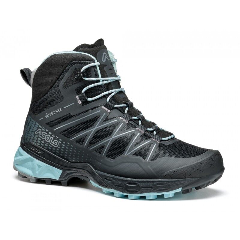 Chaussures De Trekking ASOLO GRID MID GTX Femme - Taille EU 38 2/3 - Couleur Sky North Sea