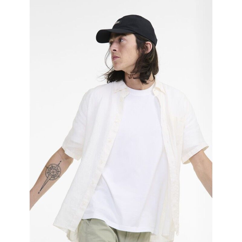 Aigle Chemise Lin Manches Courtes - Camicia - Uomo | Hardloop