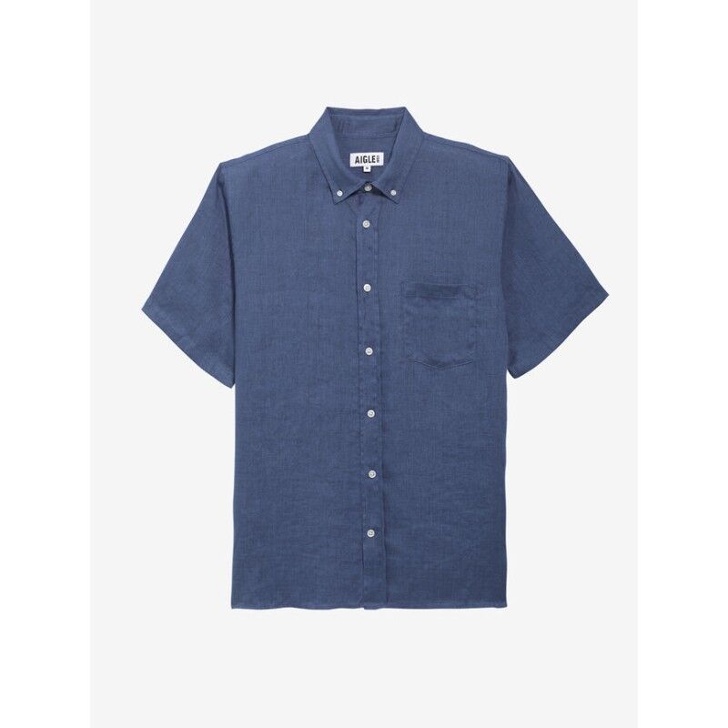 Aigle Chemise Lin Manches Courtes - Shirt - Men's | Hardloop