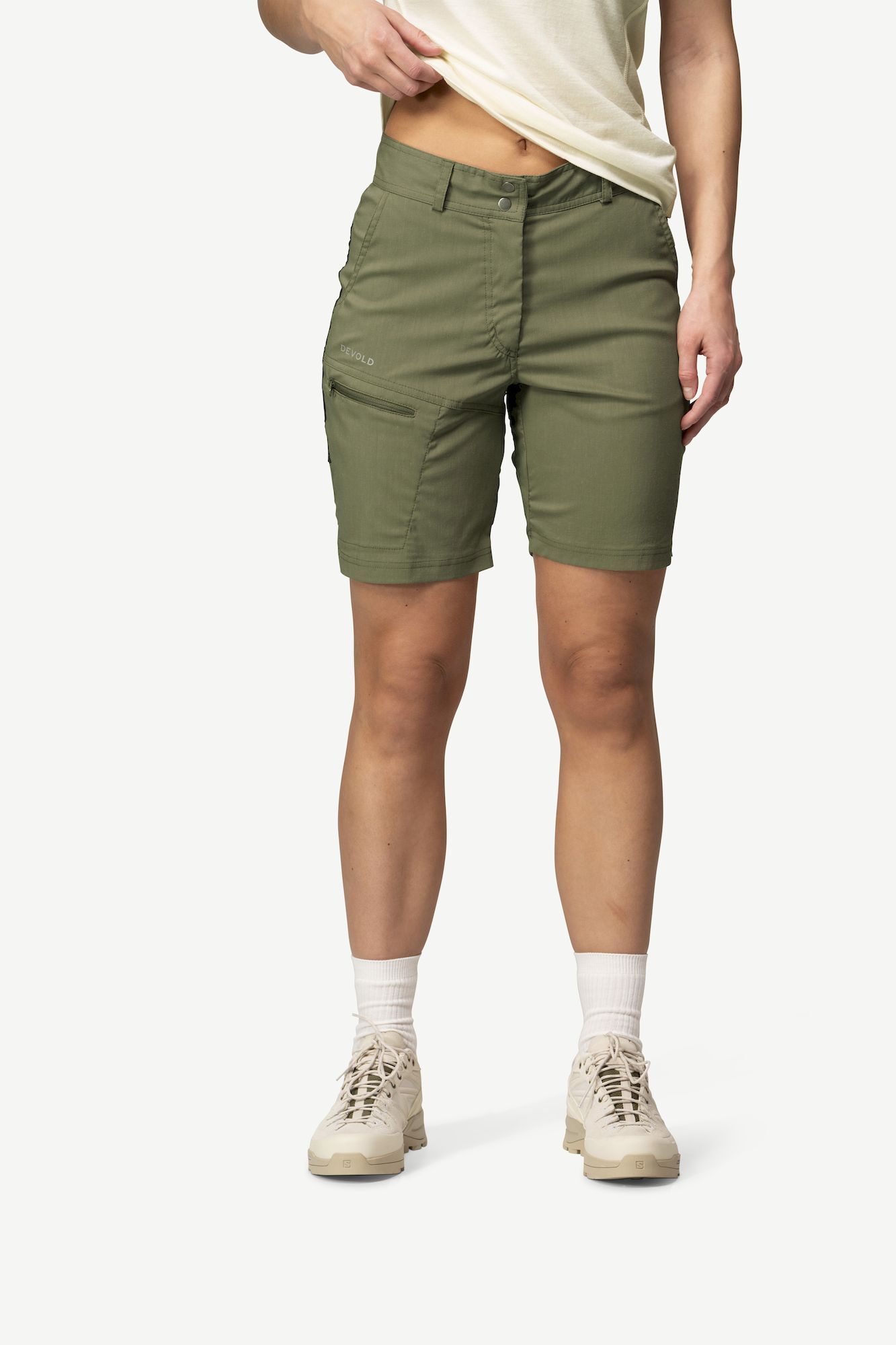 Devold Herøy Merino Shorts - Short randonnée femme | Hardloop